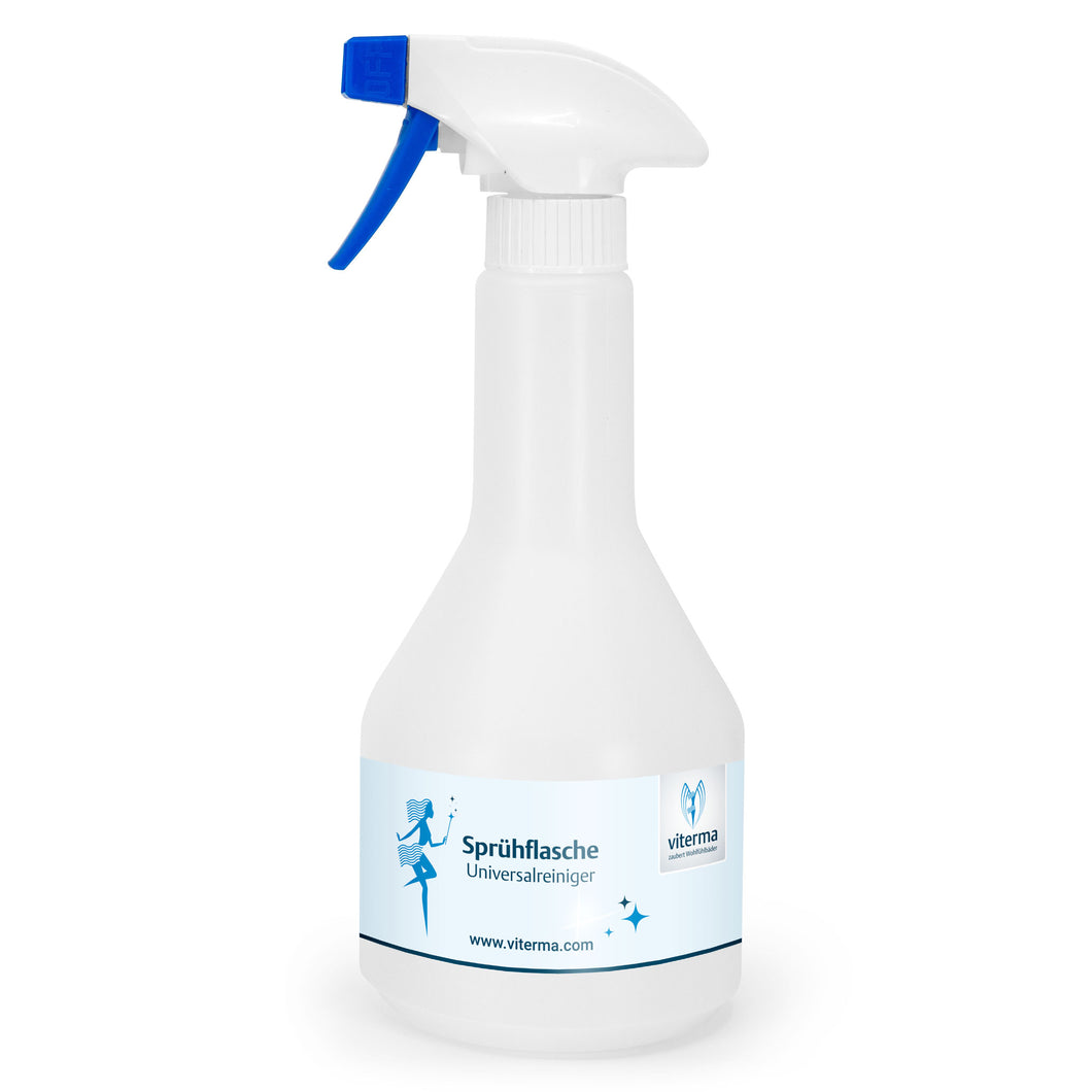 FUSL Sprühflasche 500ml - Mit Skala & Überkopf-Sprühfunktion